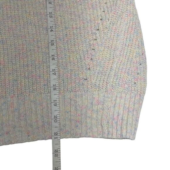 Michael Stars Pastel Chalk Confetti Tweedy Rib Sweater - Petite N0365 - Picture 6 of 8